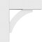 Ekena Millwork Standard Thorton Architectural Grade PVC Bracket with Block Ends, 3"W x 16"D x 16"H BKTP03X16X16THR05 - alternate 4